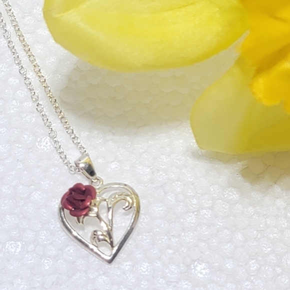 Jewelry - 925 STERLING SILVER NECKLACE HEART